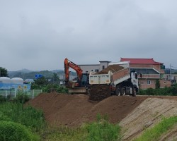 가평설악면 토목공사현장